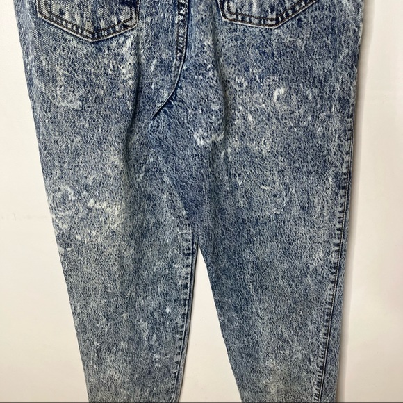 VINTAGE LEVI’S 80’s USA Made Denim Acid Wash Distressed Size 10 Jeans - Picture 7 of 13
